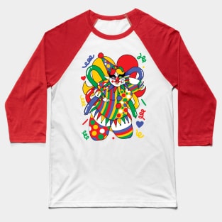 Body Positive Clowncore Fairy - Softcore Baseball T-Shirt